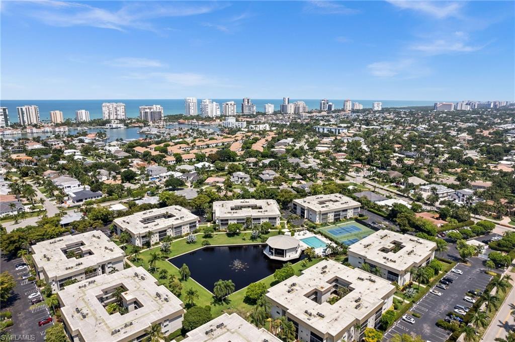 an aerial view of a city with lots of residential buildings