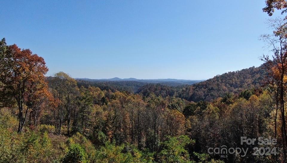 a view of mountains and valleys