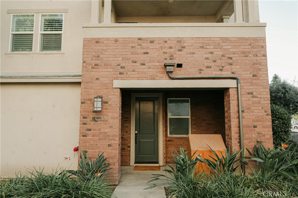 a view of a entryway front of house