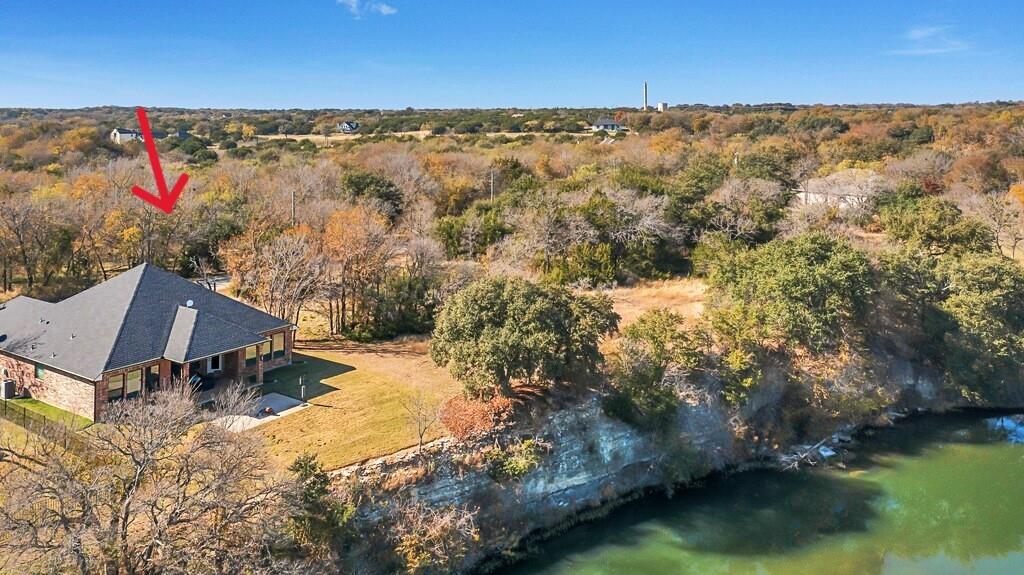 Wow!  What a pretty view!   Drone / aerial view