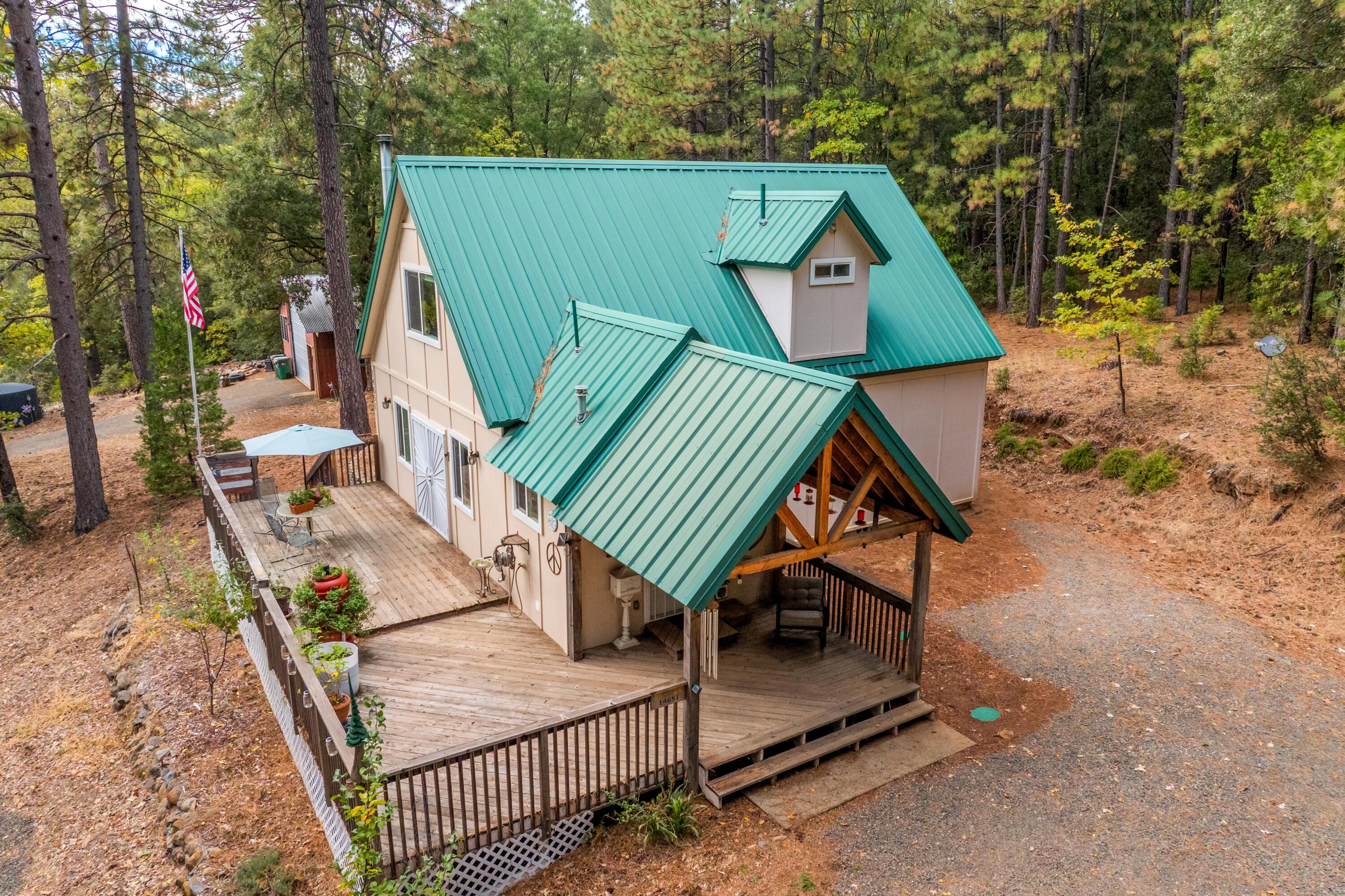 a view of outdoor space and deck