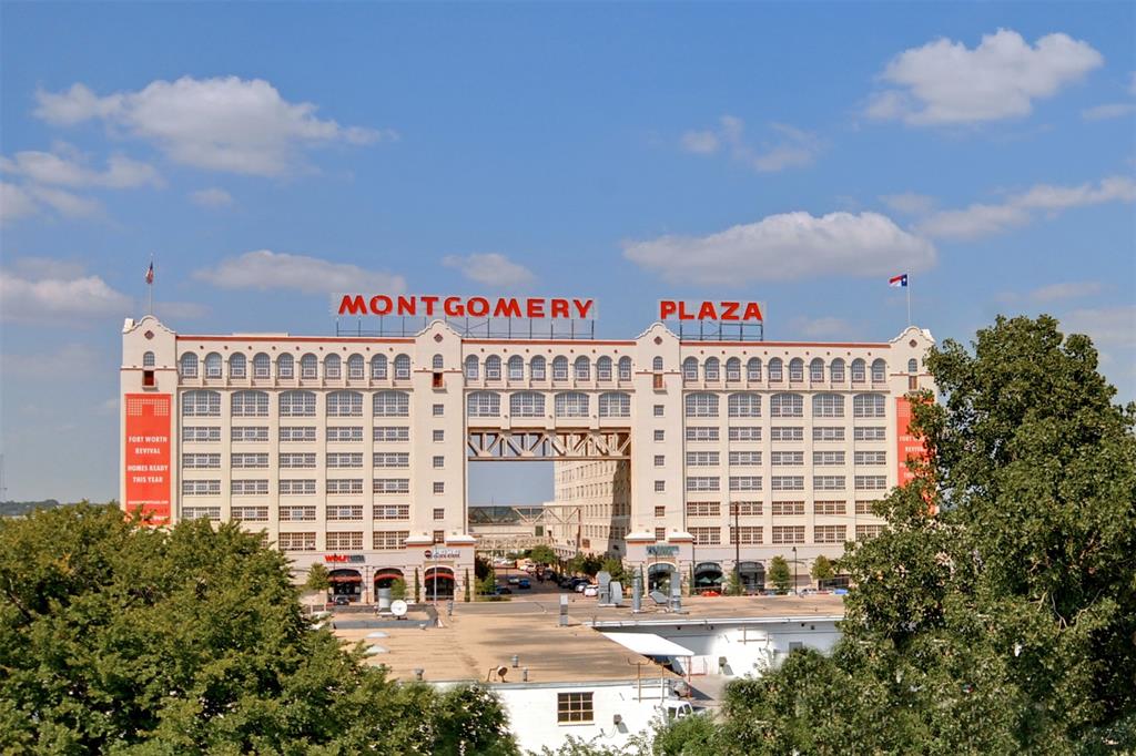 a front view of a building with street view