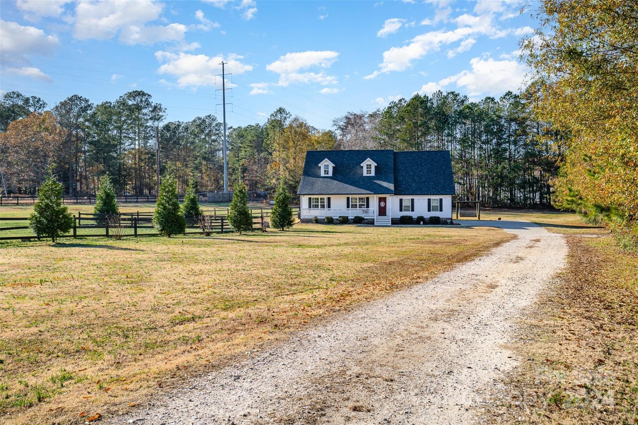 a house view with a outdoor space