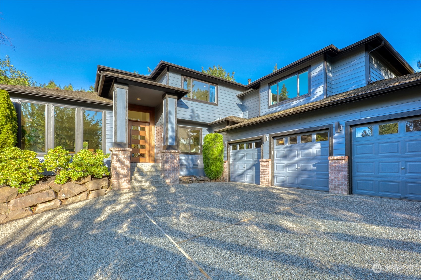 a view of a house with a patio