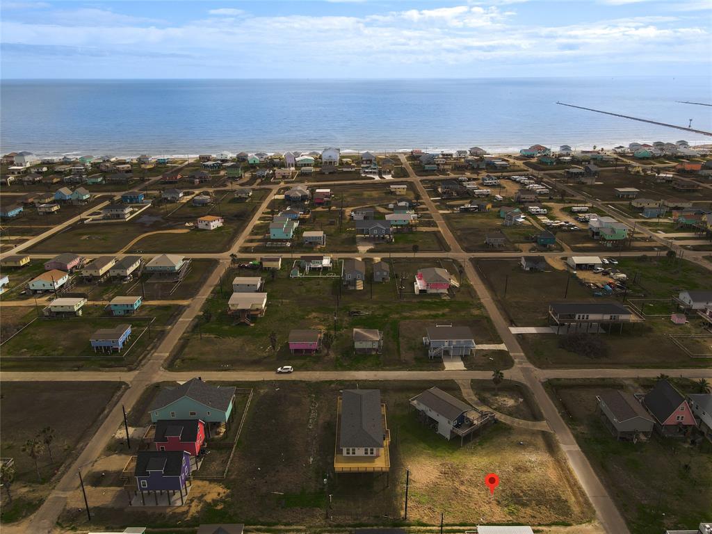 an aerial view of multiple houses