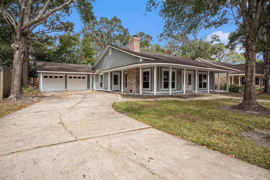 front view of a house with a porch