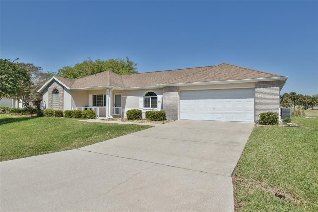 front view of house with a yard