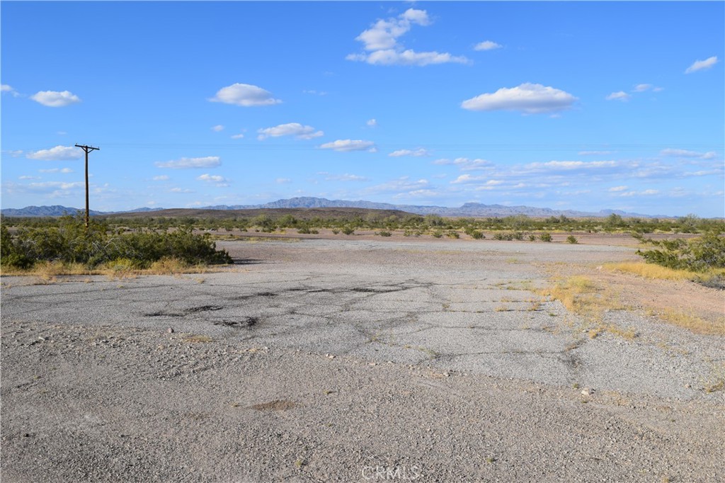 Entrance to the land from HWY 95