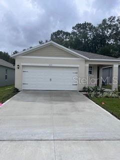 front view of house with a yard