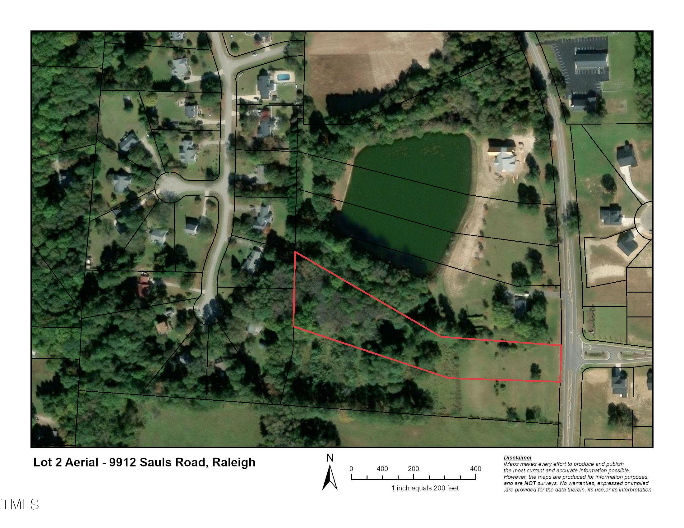 Lot 2 - 9912 Sauls Road Aerial_092424