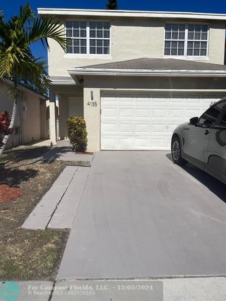 a view of a car garage