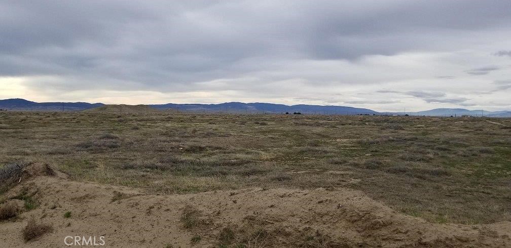 a view of a dry dry field