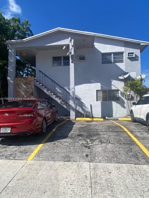 a view of a house with a patio