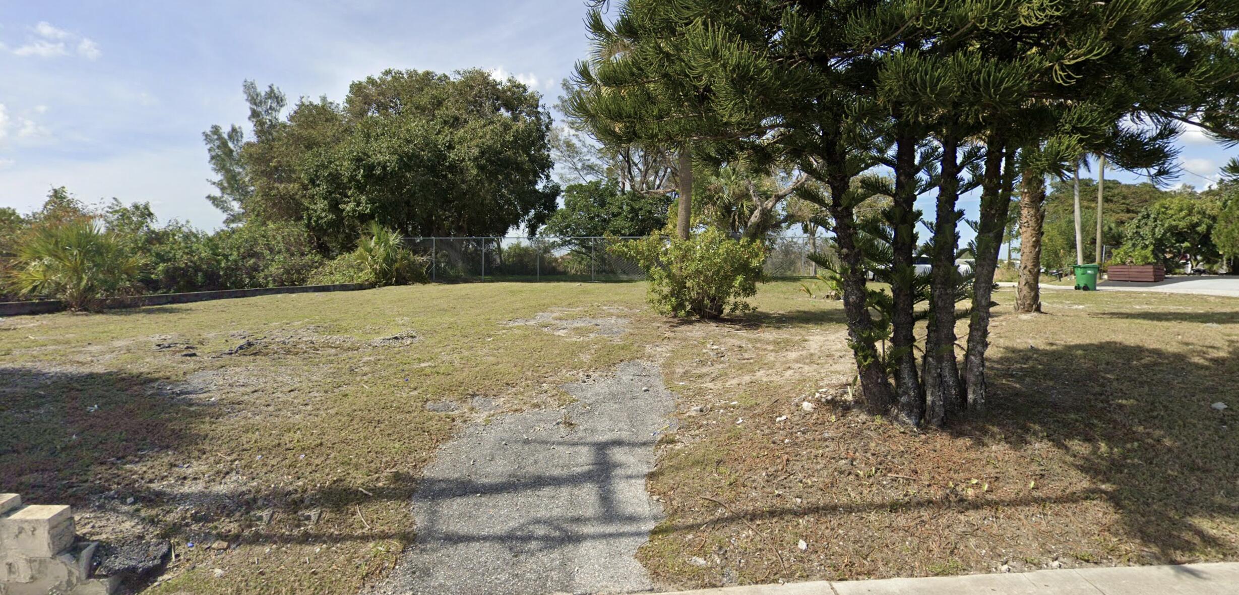 a view of outdoor space with trees