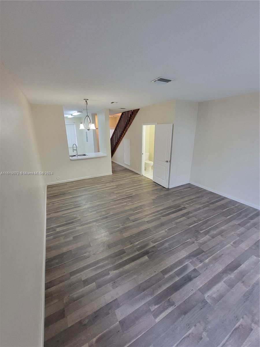 wooden floor in an empty room