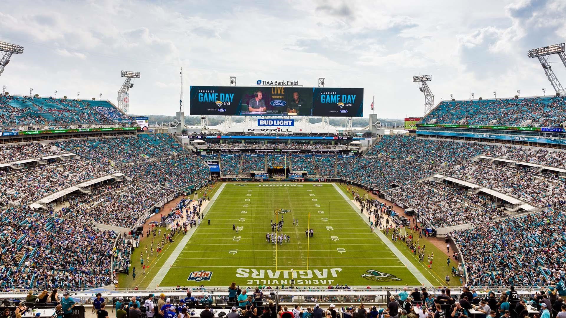 Jacksonville Jaguars TIAA Bank Field NFL Football 8 x 10 Framed