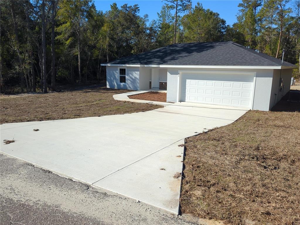 a view of a house with a outdoor space