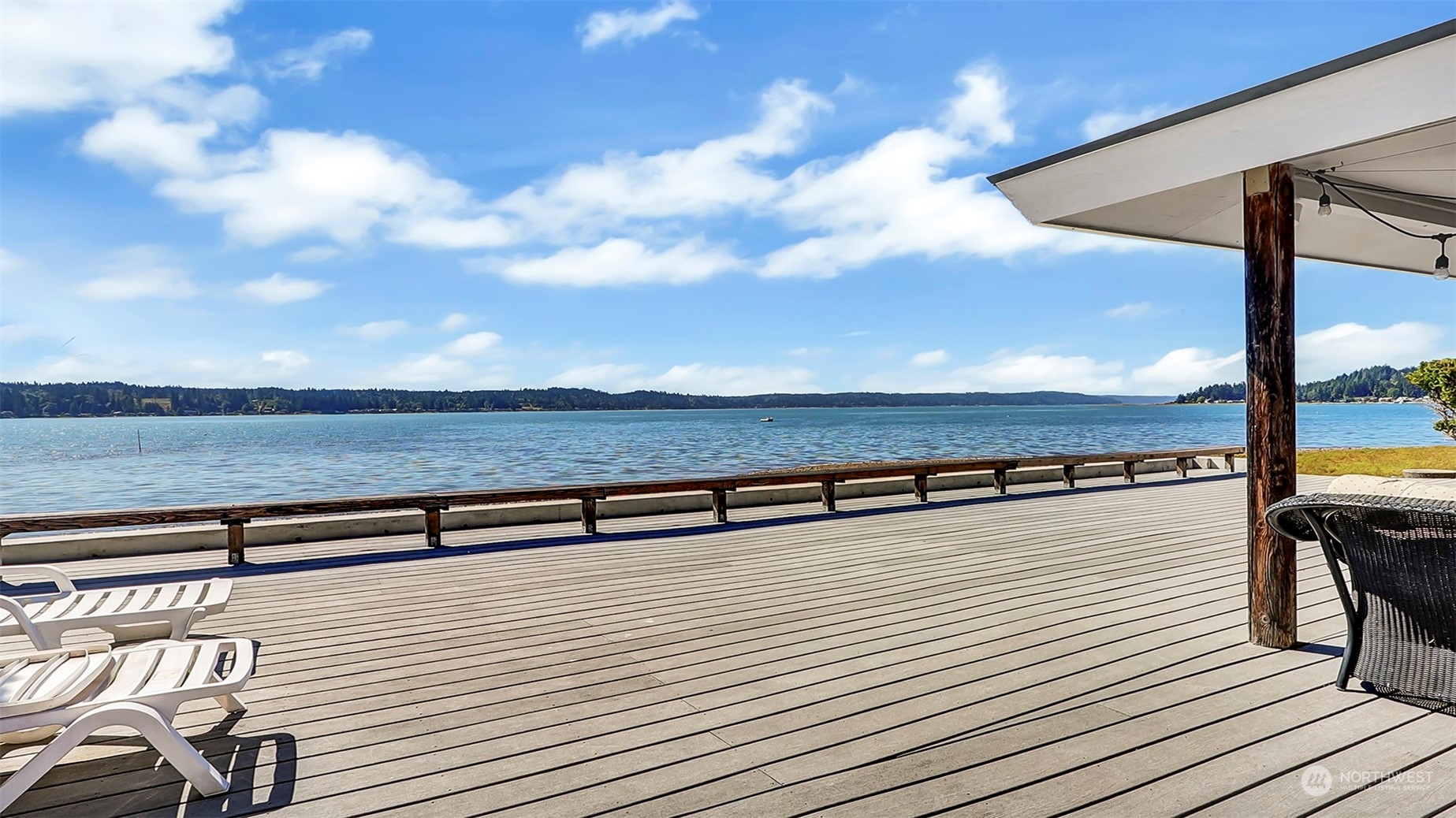 a view of terrace with seating space