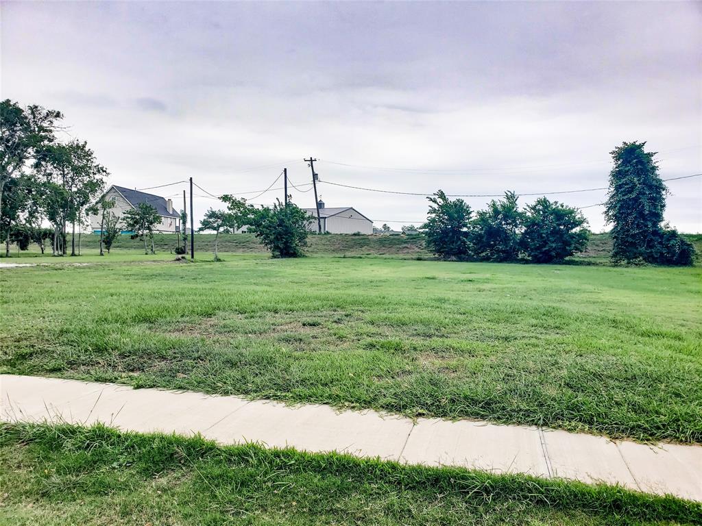 a view of a grassy field