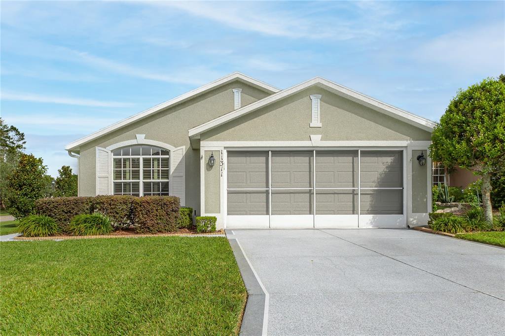 front view of a house with yard