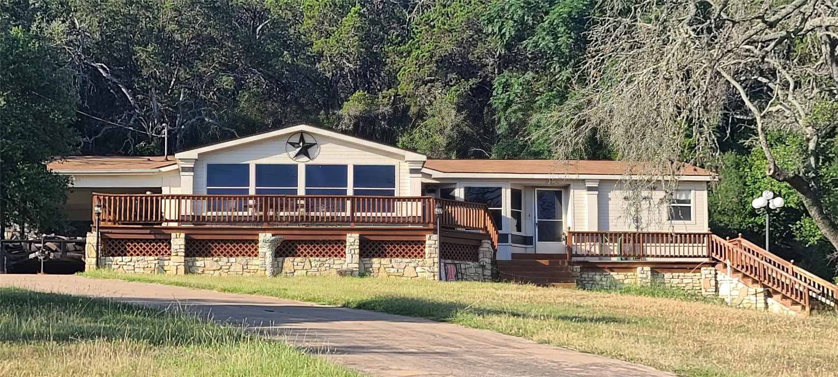 Front elevation of home.