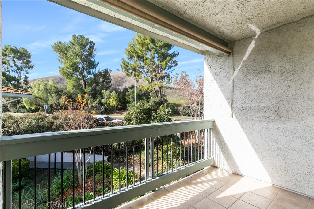 a view of balcony