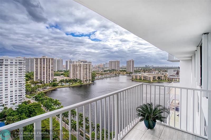 a view of balcony with outdoor space