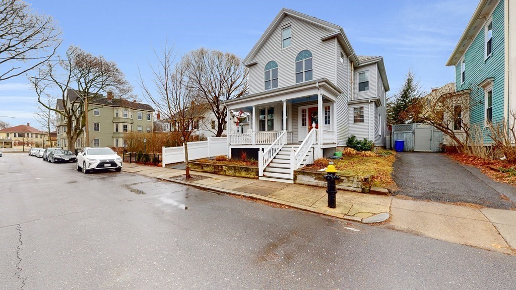 a view of a street with of the house