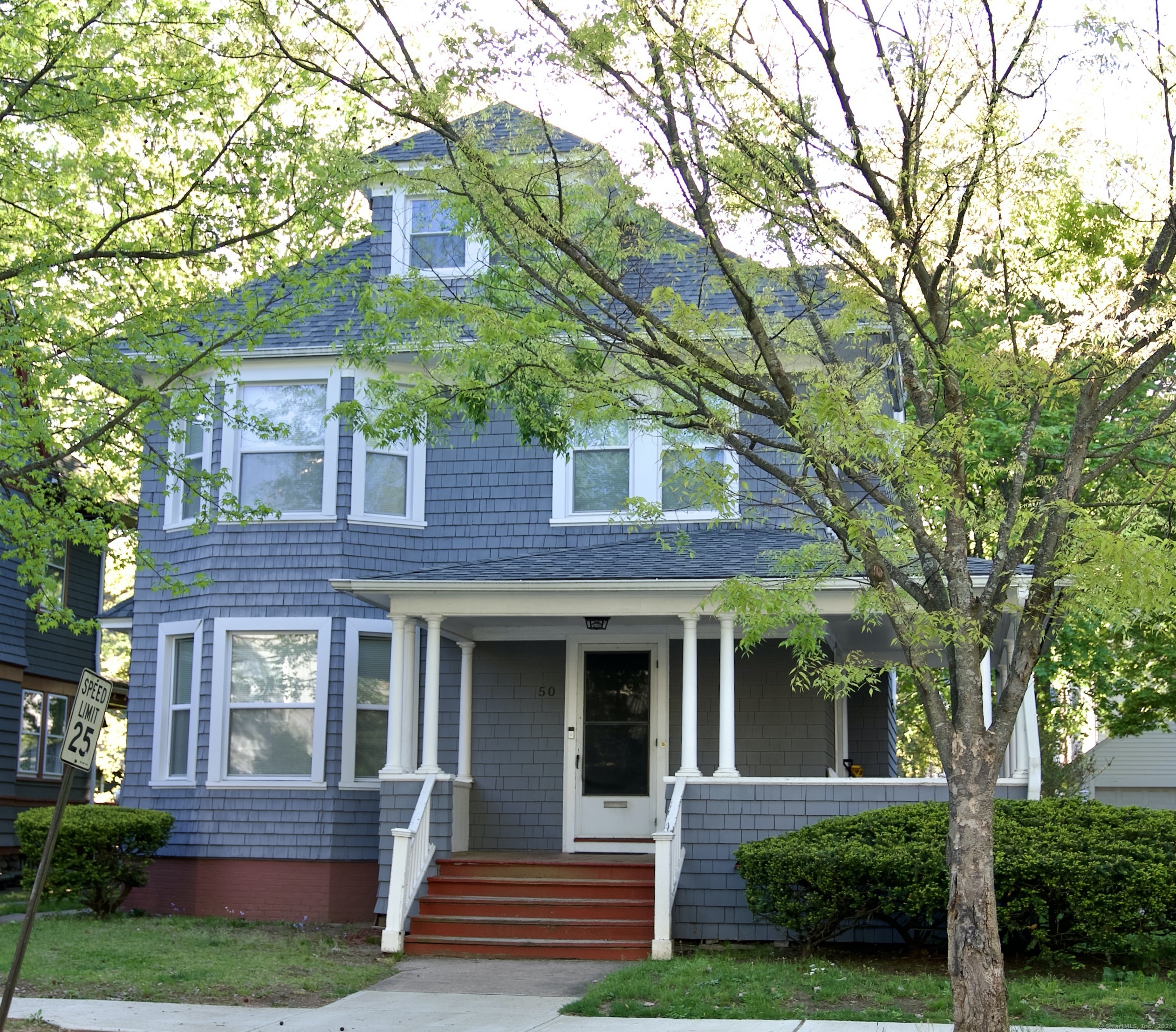 front view of house with a yard