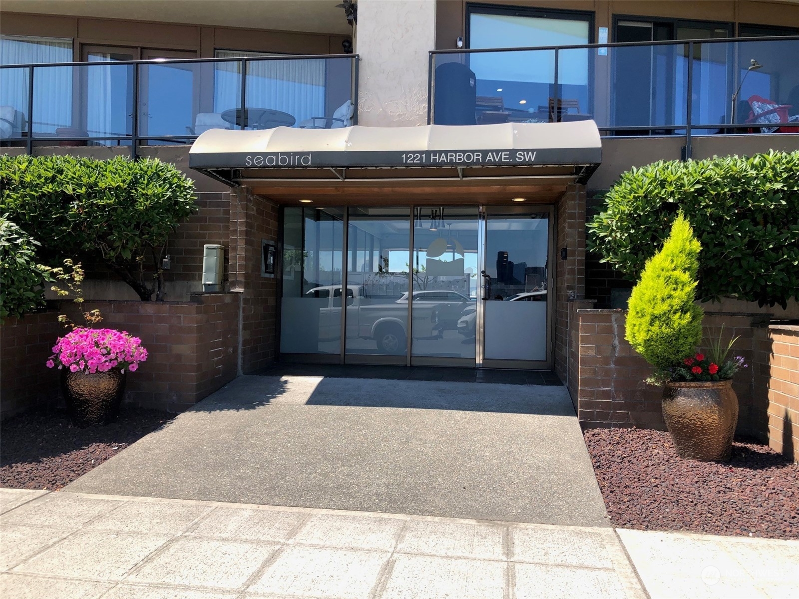 a view of a entryway door of the house