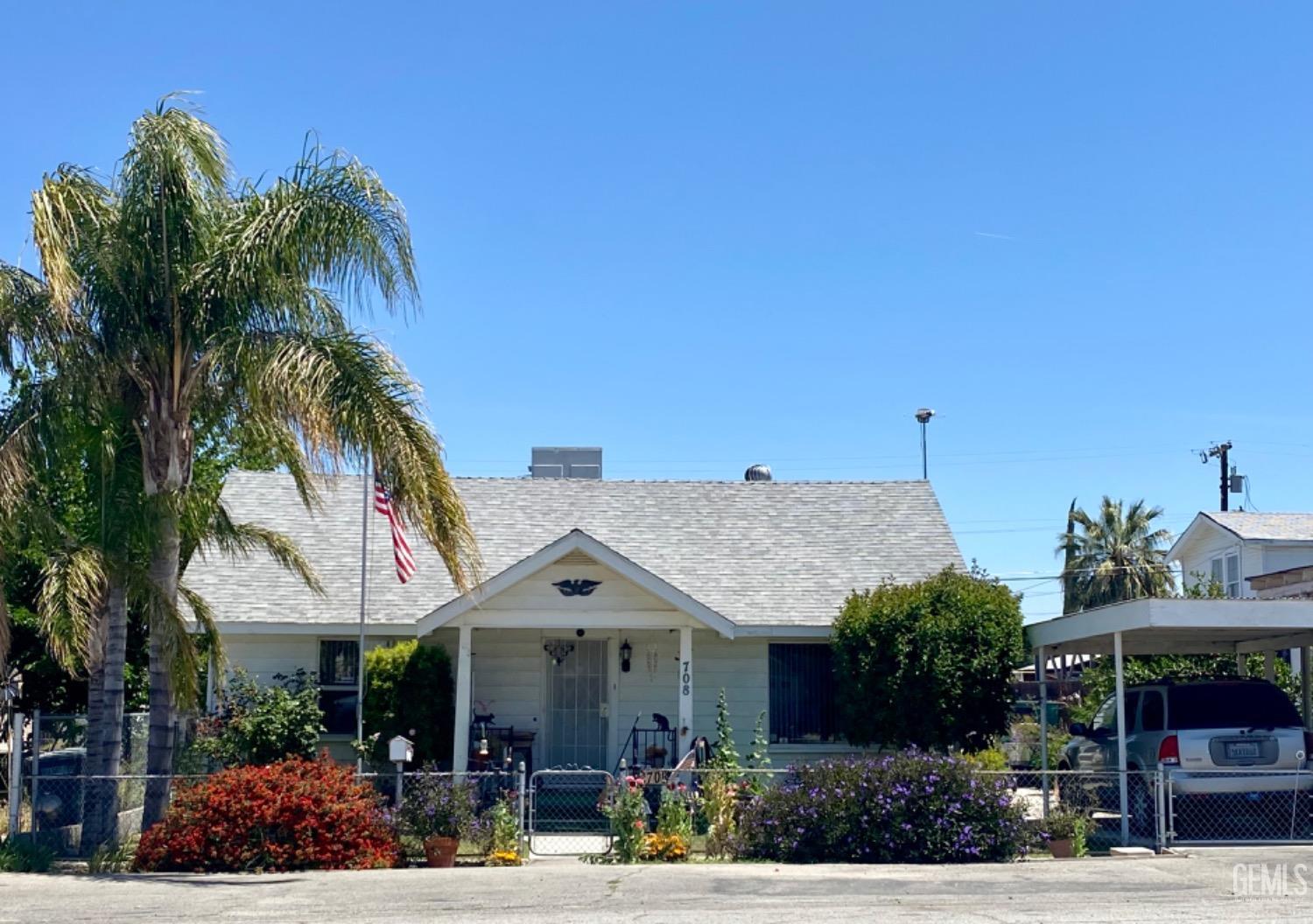 a view of a house with a patio