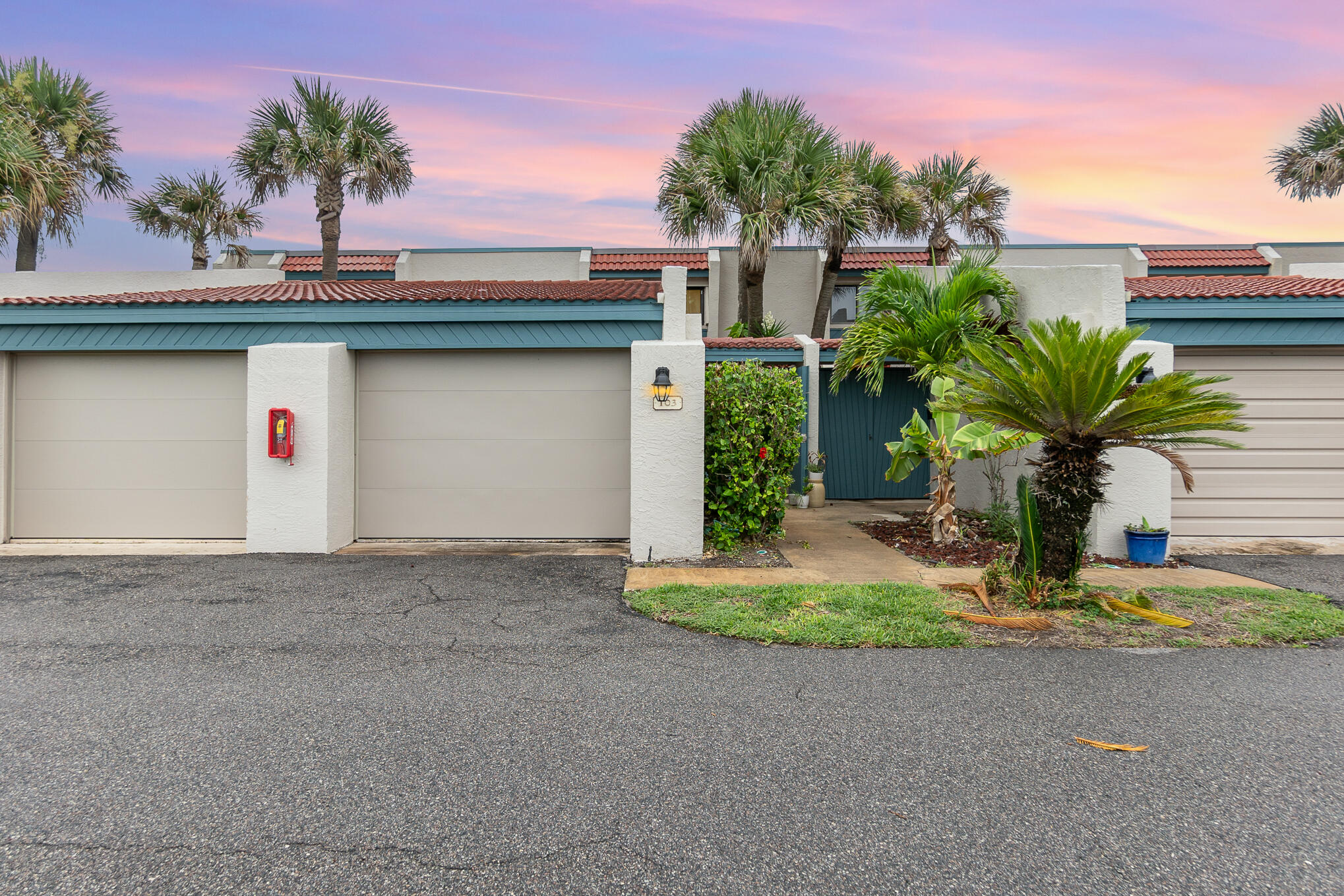 front of the home