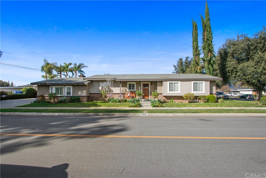 front view of house with a street view