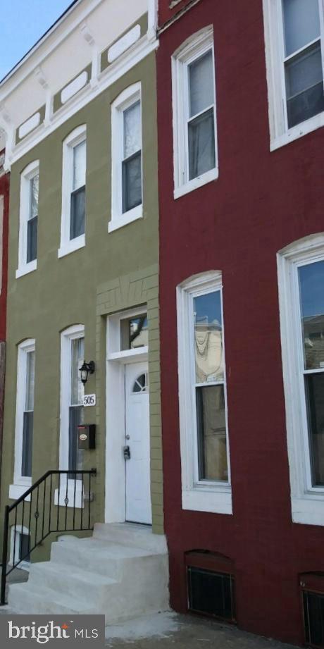 a view of front door of a house