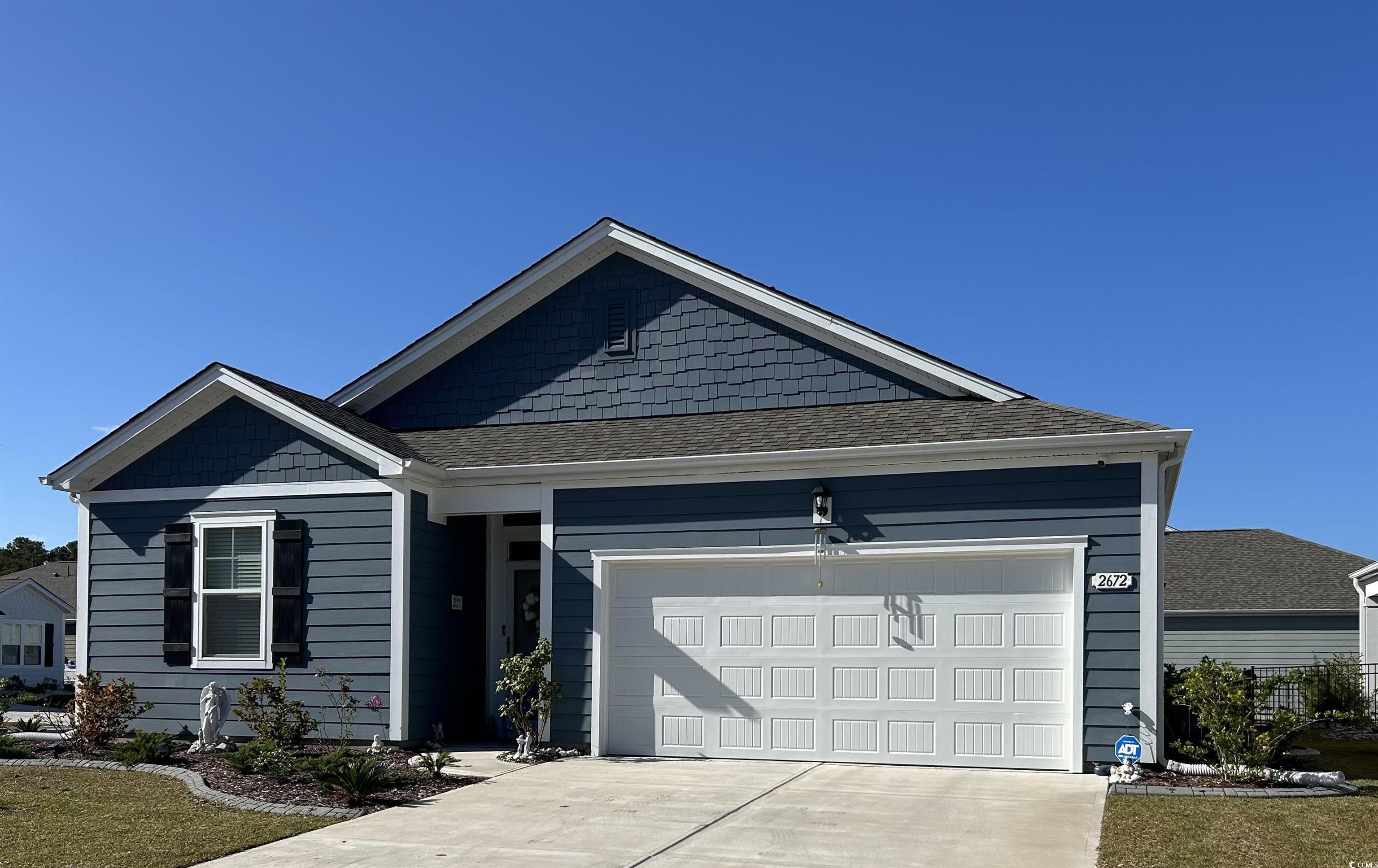 View of front of the home