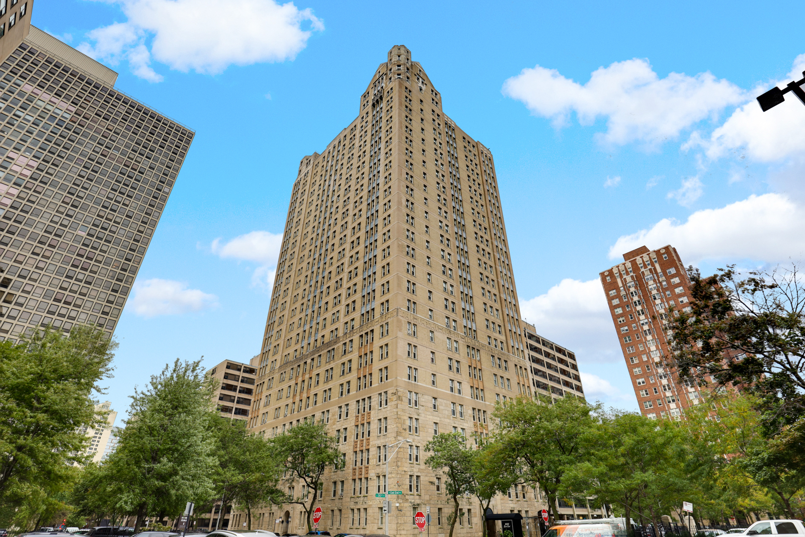 a view of a large building