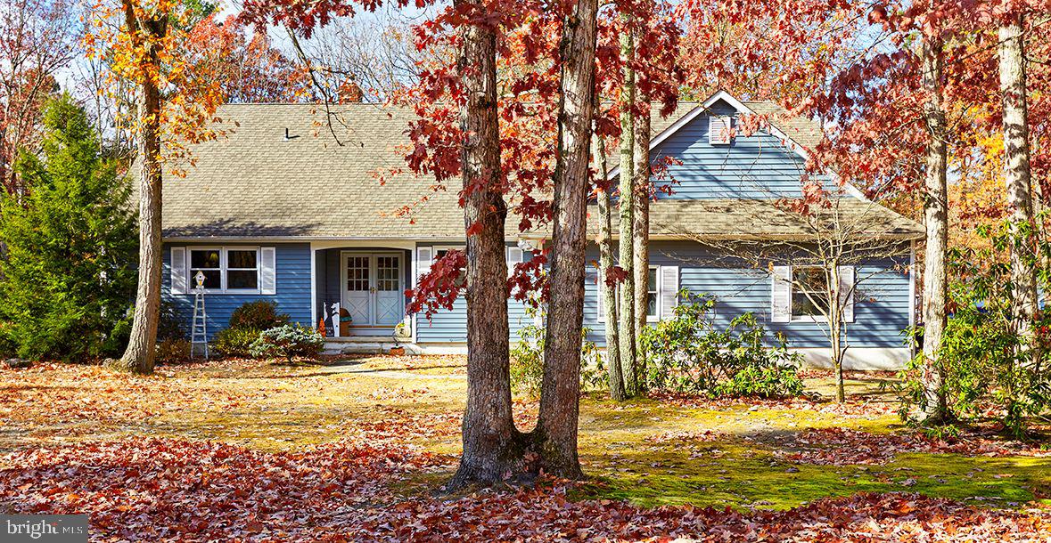 a view of house with yard