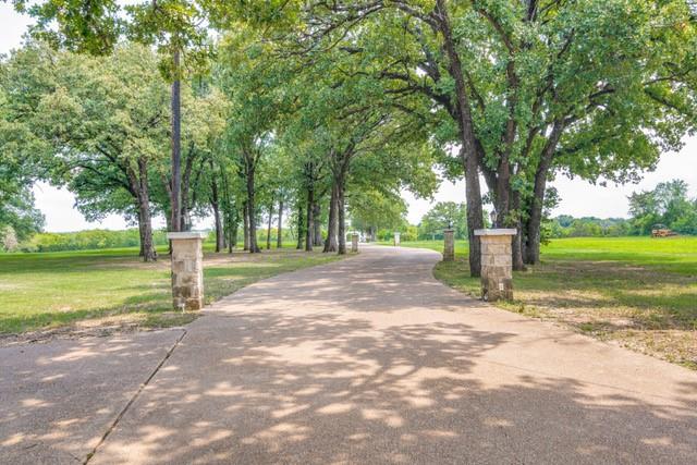 a view of a park with tree s