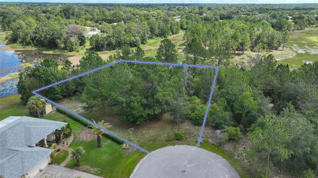 an aerial view of valley