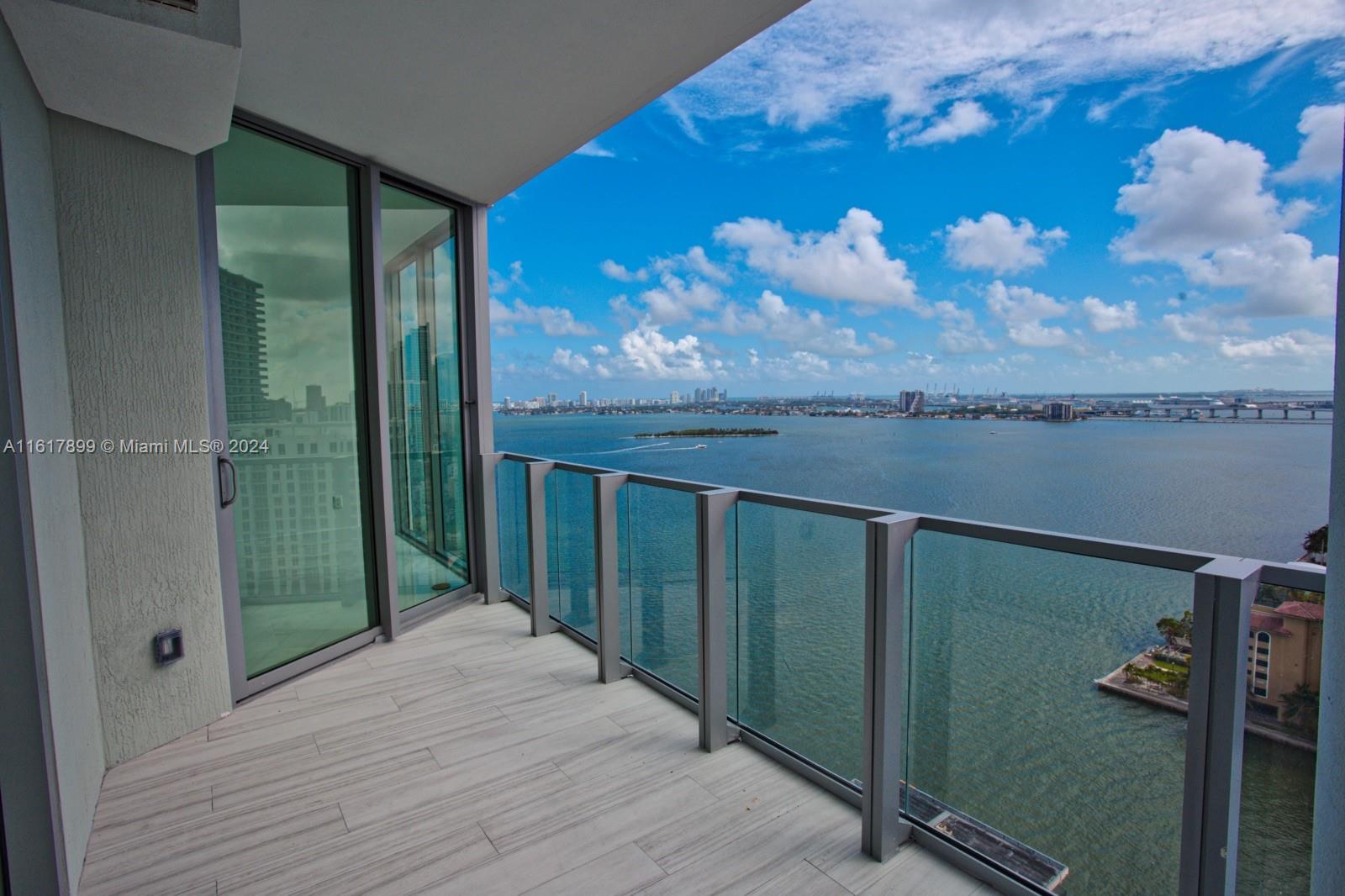 a view of a balcony