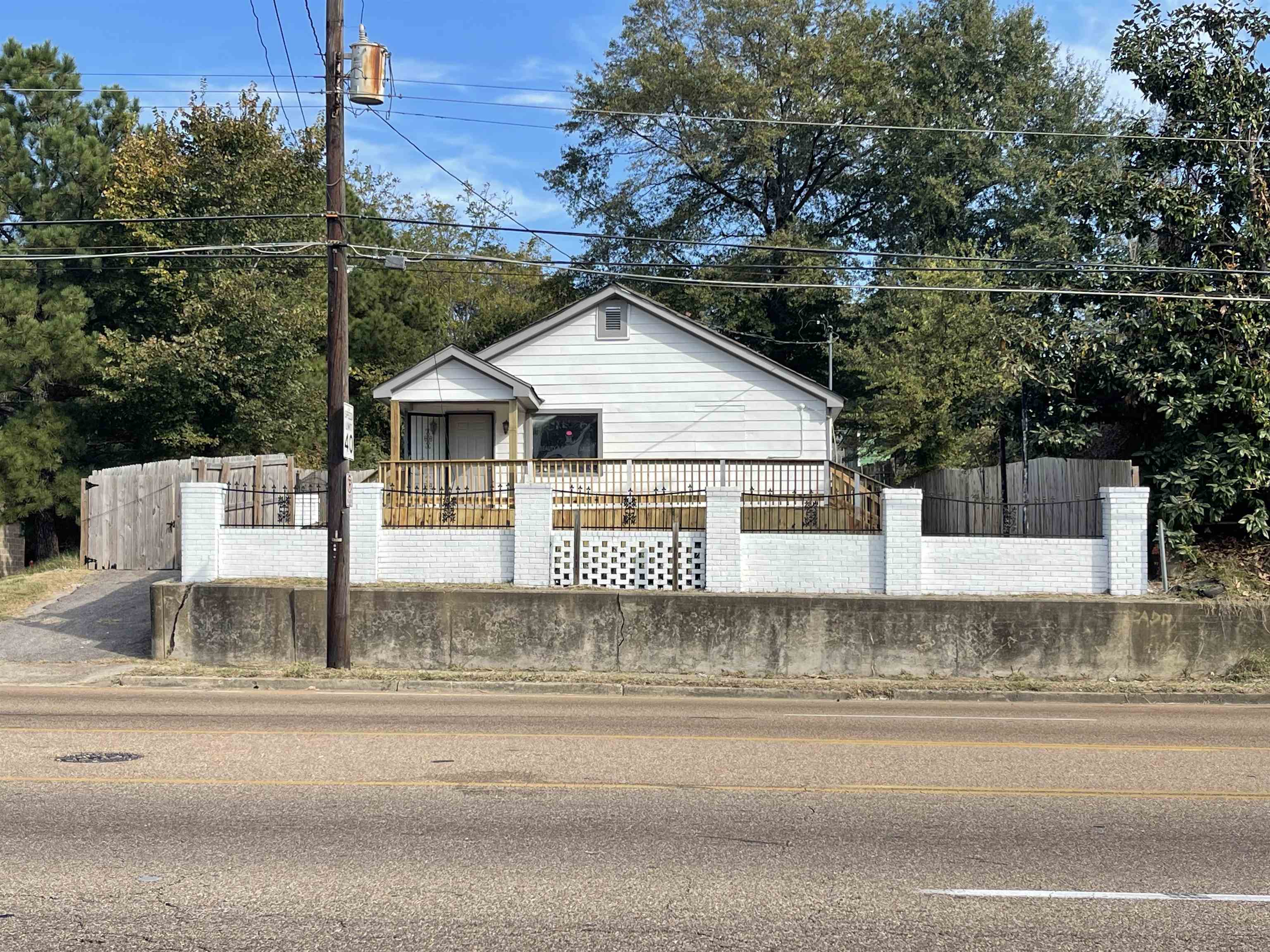 a front view of a house with garage