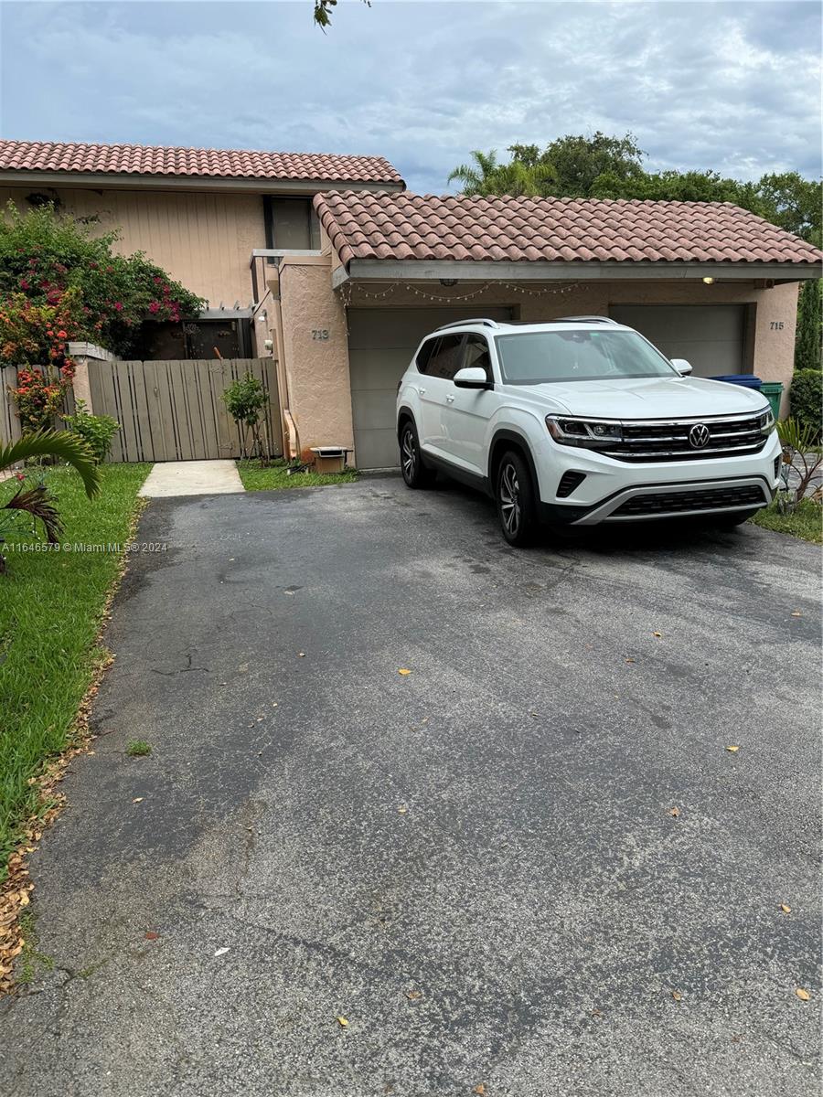 a car parked in parking