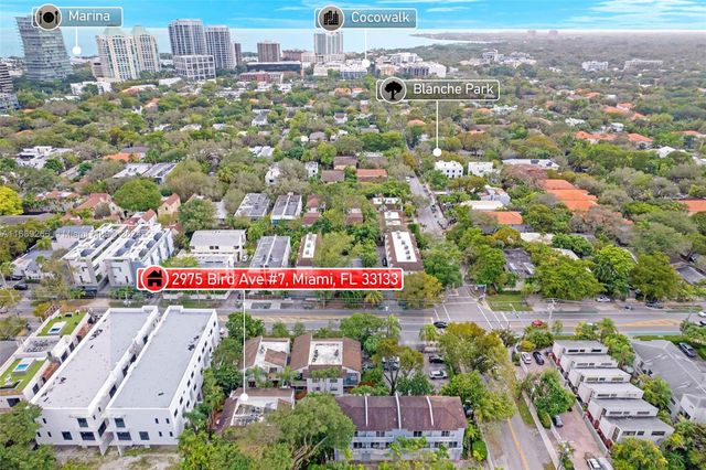 $735,000 | 2975 Bird Avenue, Unit 7 | Northeast Coconut Grove