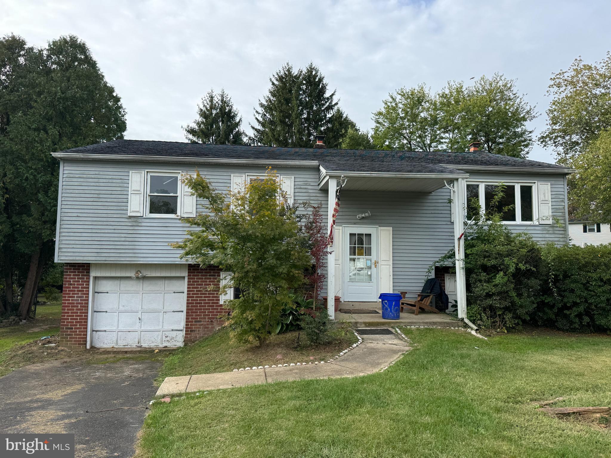 front view of house with a yard