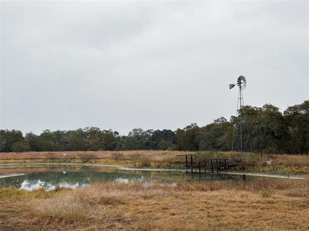 a view of a lake with houses