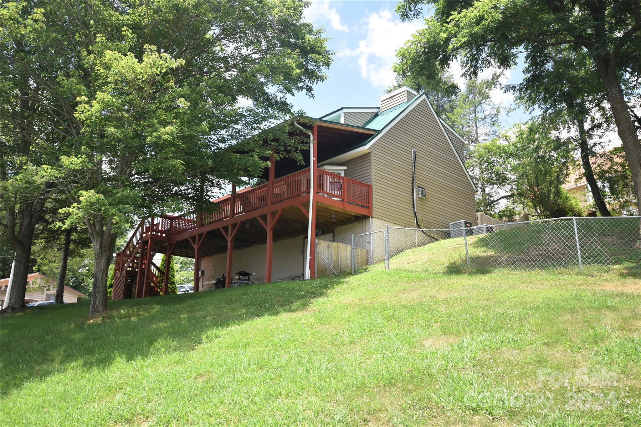 a view of outdoor space yard and deck