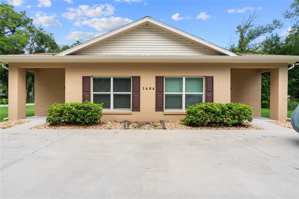 front view of a house