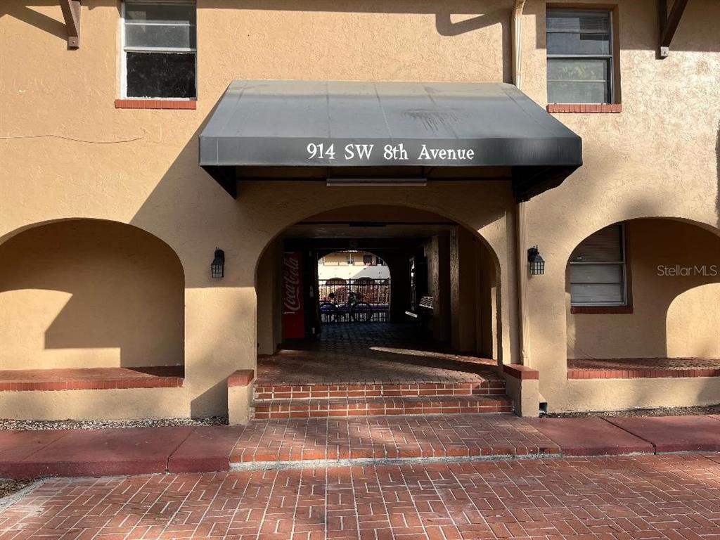 a view of entrance door of the house