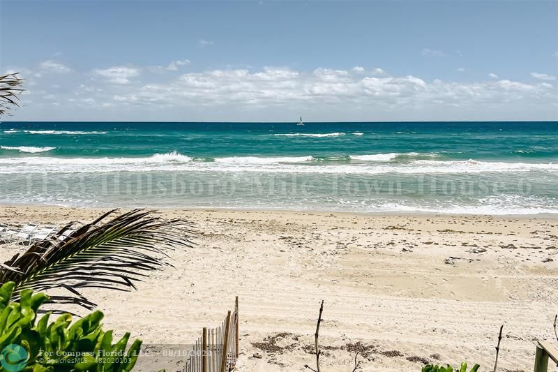 a view of ocean view with beach