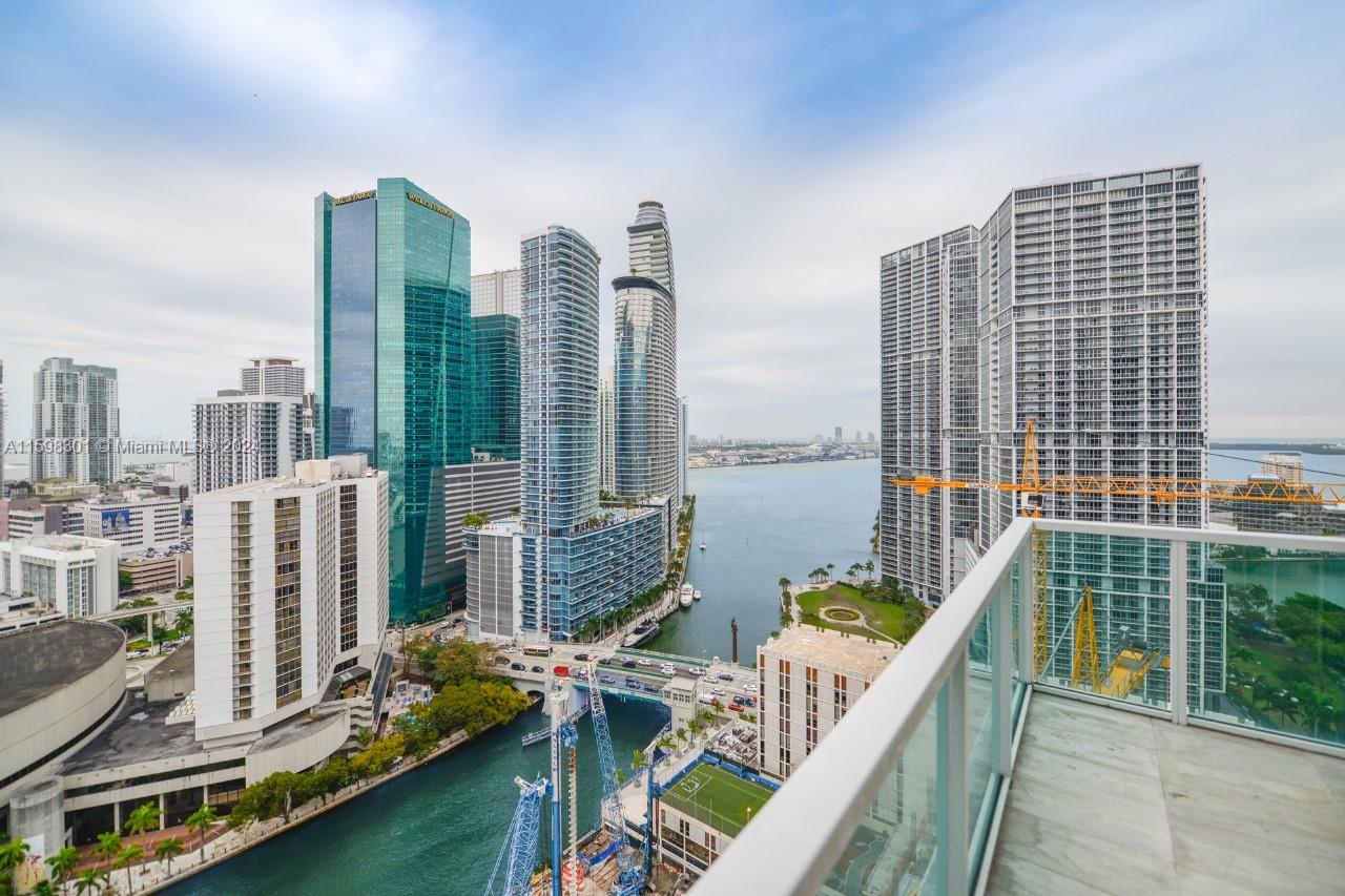 a view of balcony with city view